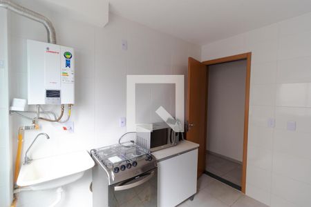 Cozinha de apartamento à venda com 1 quarto, 36m² em Fundação da Casa Popular, Campinas