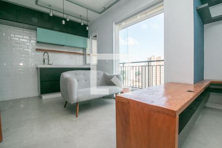 Sala de apartamento à venda com 1 quarto, 27m² em Brás, São Paulo