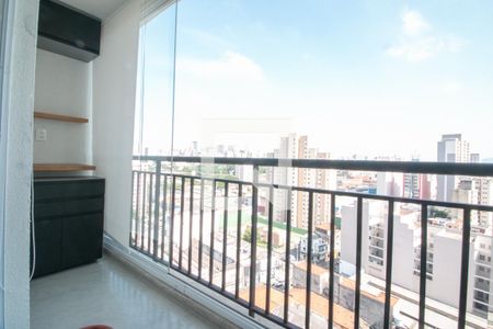 Varanda de apartamento à venda com 1 quarto, 27m² em Brás, São Paulo