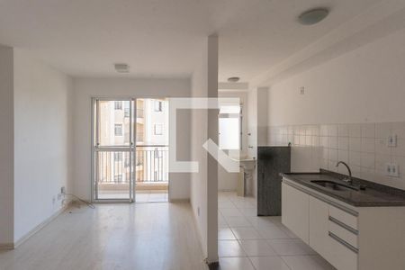 Sala/Cozinha de apartamento para alugar com 2 quartos, 55m² em Vila Satúrnia, Campinas