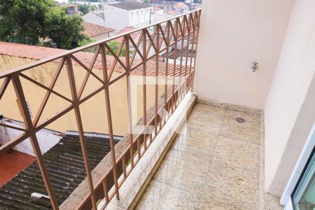 Varanda da Sala de apartamento à venda com 3 quartos, 140m² em Vila Assunção, Santo André