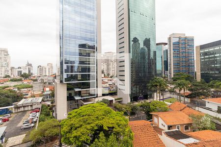 Vista da varanda de apartamento à venda com 2 quartos, 73m² em Pinheiros, São Paulo