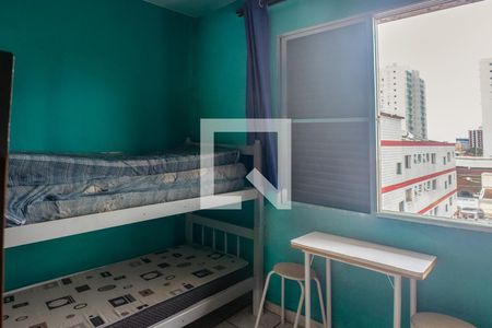 Quarto/sala de kitnet/studio para alugar com 1 quarto, 26m² em Ocian, Praia Grande