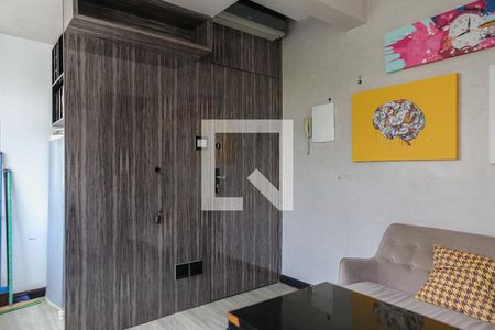 Sala de apartamento para alugar com 1 quarto, 50m² em Boqueirão, Santos