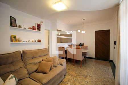 Sala de apartamento à venda com 3 quartos, 87m² em Colégio Batista, Belo Horizonte