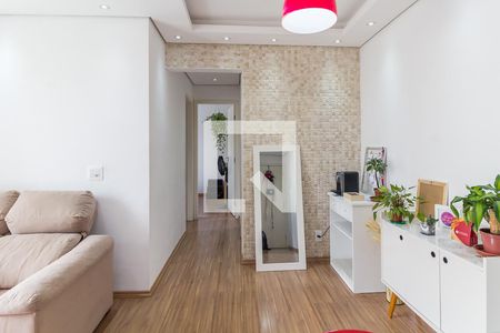 Sala de apartamento para alugar com 2 quartos, 47m² em Vila Mogilar, Mogi das Cruzes