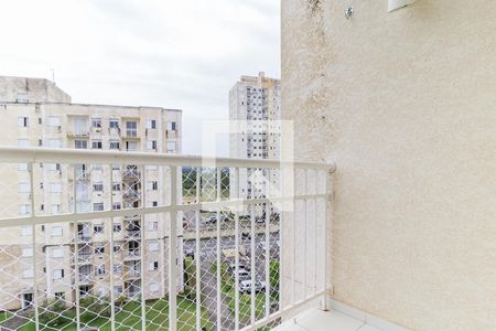 Varanda da Sala de apartamento para alugar com 2 quartos, 47m² em Vila Mogilar, Mogi das Cruzes