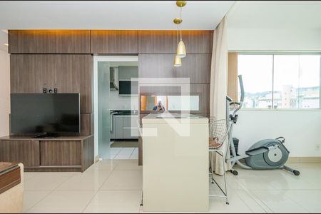Sala de apartamento para alugar com 2 quartos, 68m² em Coracao de Jesus, Belo Horizonte