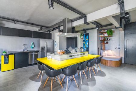 Cozinha de apartamento para alugar com 2 quartos, 107m² em Itaim Bibi, São Paulo