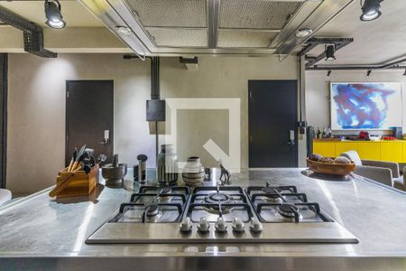 Cozinha de apartamento para alugar com 2 quartos, 107m² em Itaim Bibi, São Paulo