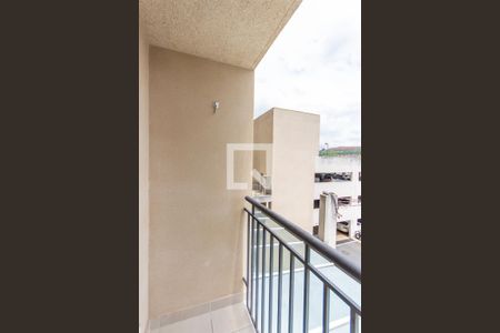 Varanda da Sala de apartamento para alugar com 3 quartos, 57m² em Parque Sao Vicente, Mauá