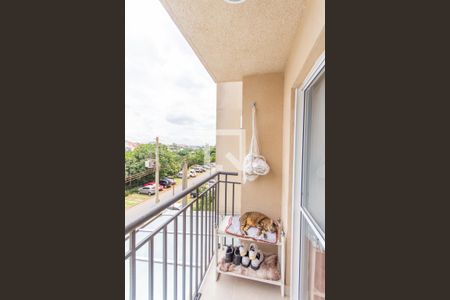 Varanda da Sala de apartamento para alugar com 3 quartos, 57m² em Parque Sao Vicente, Mauá