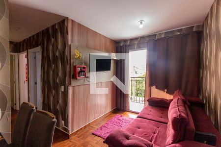Sala de apartamento para alugar com 3 quartos, 57m² em Parque Sao Vicente, Mauá