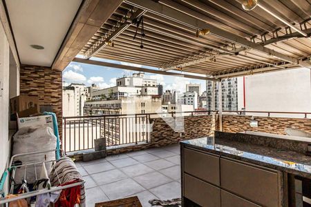 Varanda de apartamento para alugar com 1 quarto, 83m² em Centro Histórico de São Paulo, São Paulo