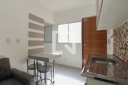 Kitnet/Sala e Cozinha  de kitnet/studio para alugar com 1 quarto, 30m² em Parque da Mooca, São Paulo