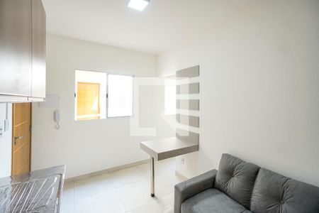 Sala e cozinha de kitnet/studio para alugar com 1 quarto, 30m² em Parque da Mooca, São Paulo