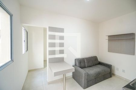 Sala e cozinha de kitnet/studio para alugar com 1 quarto, 30m² em Parque da Mooca, São Paulo