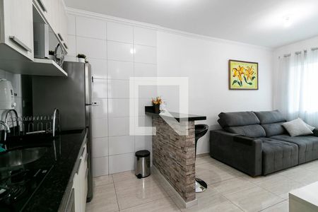 Sala / Cozinha de apartamento à venda com 1 quarto, 36m² em Vila Matilde, São Paulo