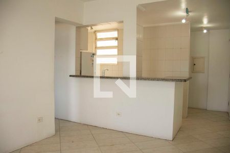 Sala/Cozinha de apartamento para alugar com 1 quarto, 55m² em Centro, São Vicente