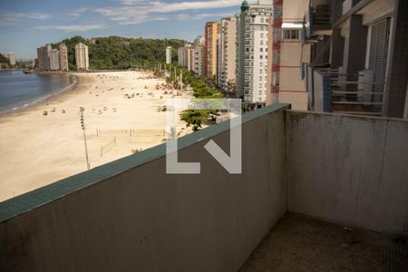 Varanda de apartamento para alugar com 1 quarto, 55m² em Centro, São Vicente