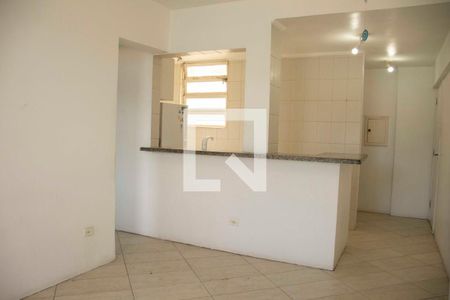 Sala/Cozinha de apartamento para alugar com 1 quarto, 55m² em Centro, São Vicente