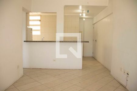 Sala/Cozinha de apartamento para alugar com 1 quarto, 55m² em Centro, São Vicente