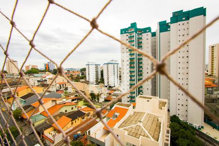 Vista da sala de apartamento para alugar com 3 quartos, 76m² em Vila Gilda, Santo André