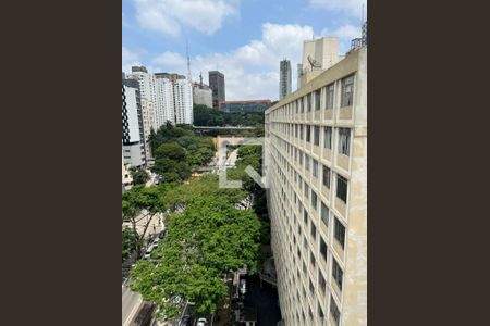 Vista da janela de apartamento à venda com 1 quarto, 42m² em Bela Vista, São Paulo