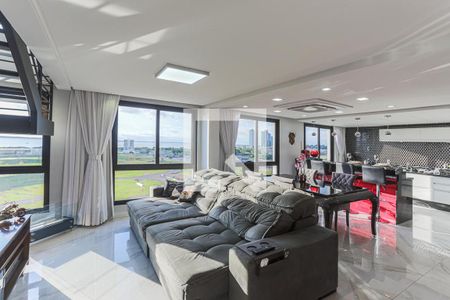 Sala de apartamento à venda com 3 quartos, 129m² em Cristal, Porto Alegre