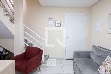 Sala de apartamento à venda com 2 quartos, 104m² em Vila Pires, Santo André