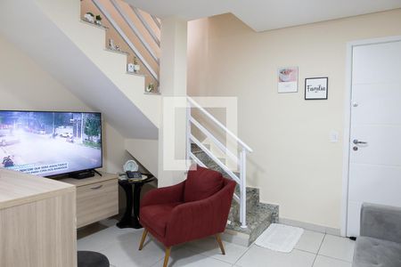 Sala de apartamento à venda com 2 quartos, 104m² em Vila Pires, Santo André