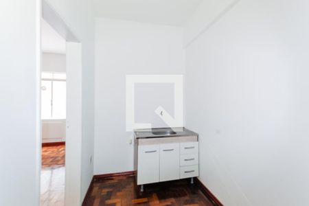 Cozinha de kitnet/studio à venda com 1 quarto, 29m² em Centro Histórico, Porto Alegre