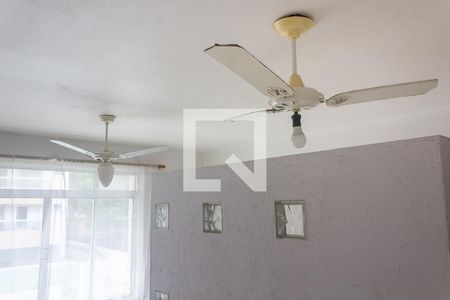 Detalhe sala de apartamento para alugar com 1 quarto, 35m² em Canto do Forte, Praia Grande