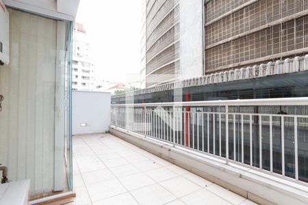 Varanda de apartamento à venda com 1 quarto, 48m² em Bela Vista, São Paulo