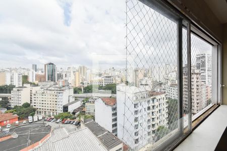 Sala - Vista de apartamento à venda com 1 quarto, 85m² em Santa Cecilia, São Paulo