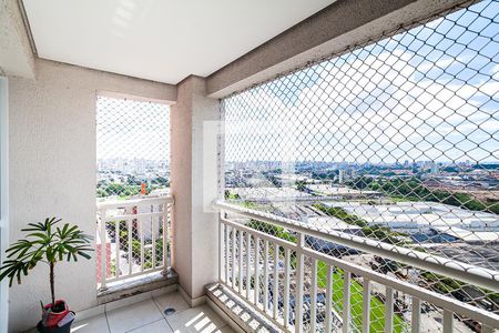 Varanda da Sala de apartamento para alugar com 2 quartos, 57m² em Vila Homero Thon, Santo André