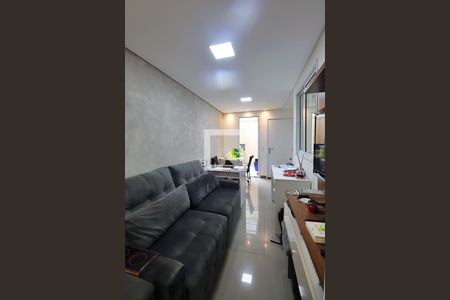 Sala de apartamento à venda com 1 quarto, 58m² em Campestre, Santo André