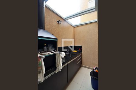 Varanda gourmet de apartamento à venda com 1 quarto, 58m² em Campestre, Santo André