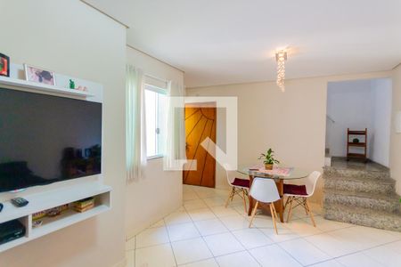 Sala de apartamento à venda com 3 quartos, 145m² em Vila Cecília Maria, Santo André