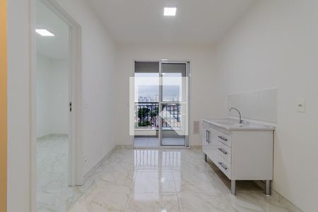 Sala/Cozinha de apartamento à venda com 1 quarto, 32m² em Vila Moinho Velho, São Paulo