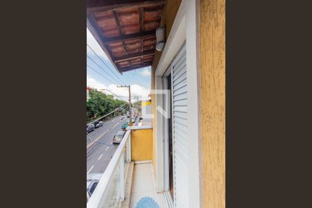 Varanda da Suíte de casa à venda com 3 quartos, 80m² em Vila Linda, Santo André