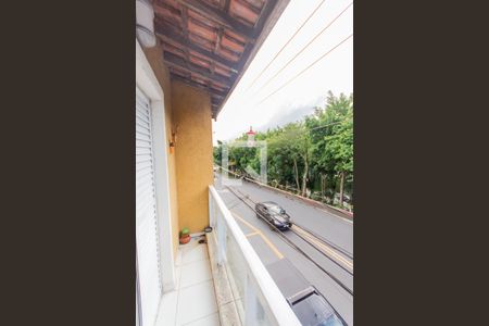 Varanda da Suíte de casa à venda com 3 quartos, 80m² em Vila Linda, Santo André