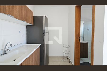 Quarto / Cozinha de kitnet/studio para alugar com 1 quarto, 38m² em Vila São Pedro, São Paulo