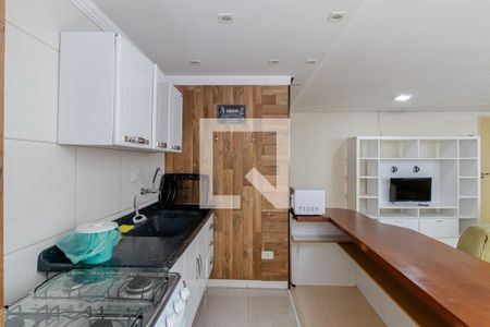 Cozinha  de kitnet/studio para alugar com 1 quarto, 48m² em Aclimação, São Paulo