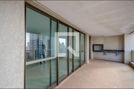 Varanda da Sala de apartamento para alugar com 4 quartos, 222m² em Vila da Serra, Nova Lima