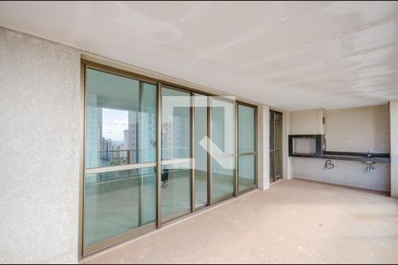 Varanda da Sala de apartamento para alugar com 4 quartos, 222m² em Vila da Serra, Nova Lima