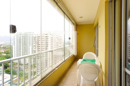 Varanda da Sala de apartamento à venda com 2 quartos, 84m² em Barra da Tijuca, Rio de Janeiro