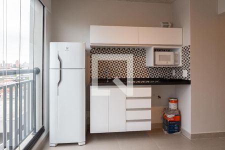Sala/Cozinha de kitnet/studio para alugar com 1 quarto, 29m² em Bom Retiro, São Paulo