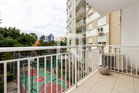 Varanda da Sala de apartamento à venda com 2 quartos, 69m² em Vila Ipiranga, Porto Alegre