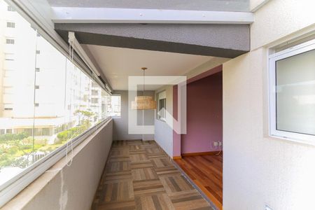 Varanda da Sala de apartamento para alugar com 3 quartos, 95m² em Jardim Caboré, São Paulo